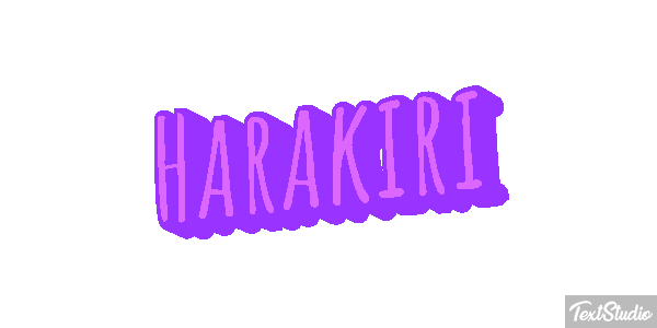 Harakiri Metin efekti