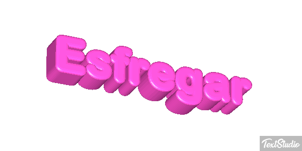 Esfregar Efeito do texto