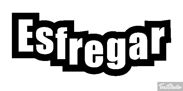 Esfregar Efeito do texto