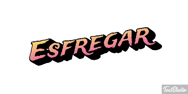 Esfregar Efeito do texto
