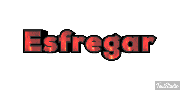 Esfregar Efeito do texto