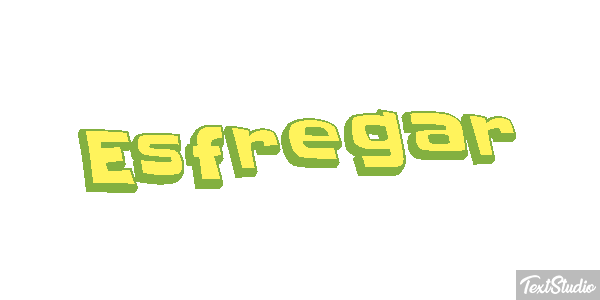 Esfregar Efeito do texto