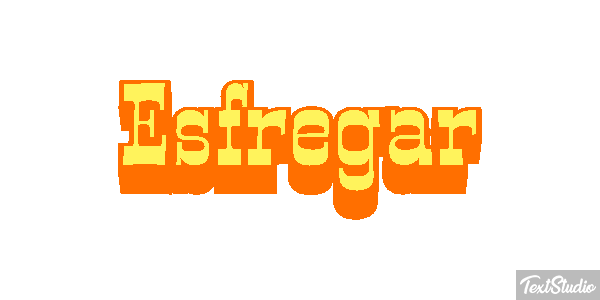 Esfregar Efeito do texto