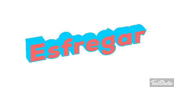 Esfregar Efeito do texto