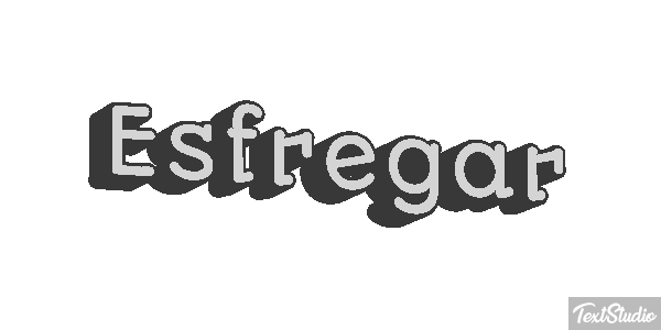 Esfregar Efeito do texto