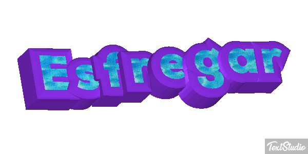 Esfregar Efeito do texto