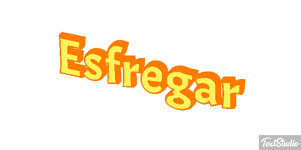 Esfregar Efeito do texto