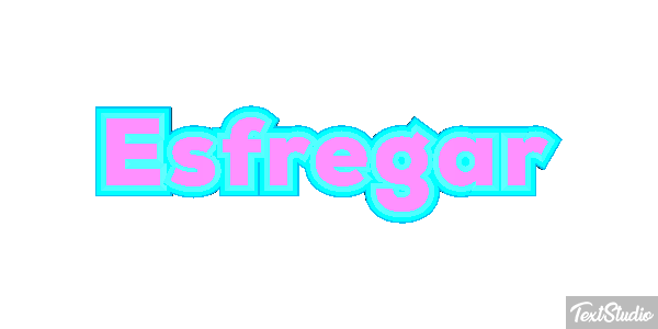 Esfregar Efeito do texto