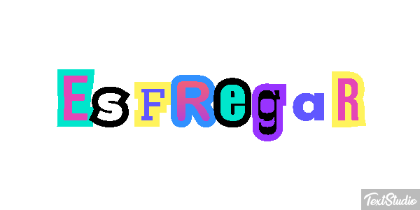 Esfregar Efeito do texto