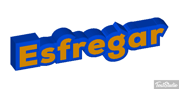 Esfregar Efeito do texto
