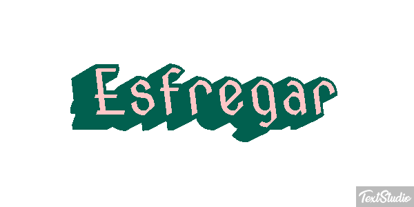 Esfregar Efeito do texto