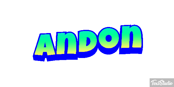 Andon Text effect
