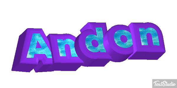 Andon Text effect