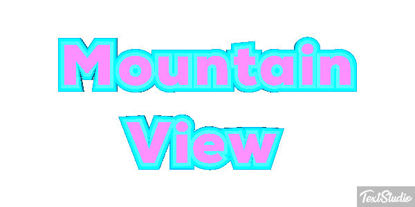Mountain View Effetto testo