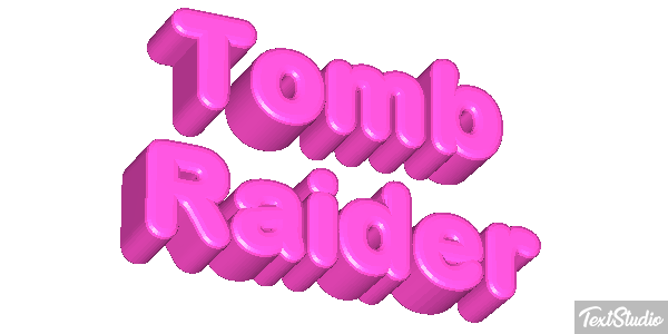 Tomb Raider Effet de texte