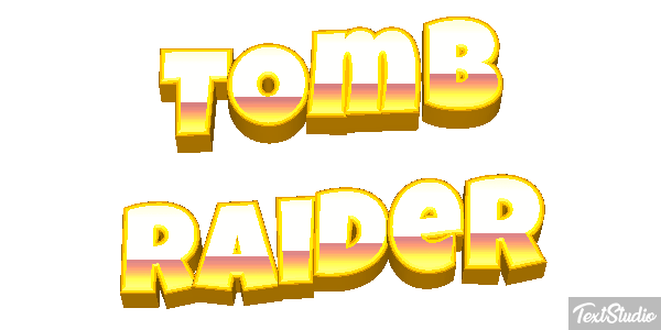 Tomb Raider Effet de texte