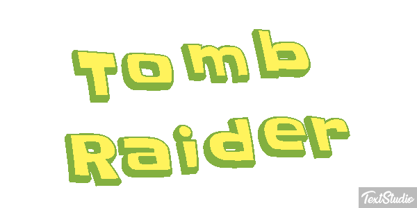 Tomb Raider Effet de texte