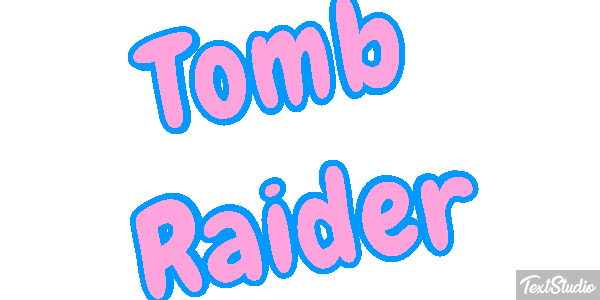 Tomb Raider Effet de texte
