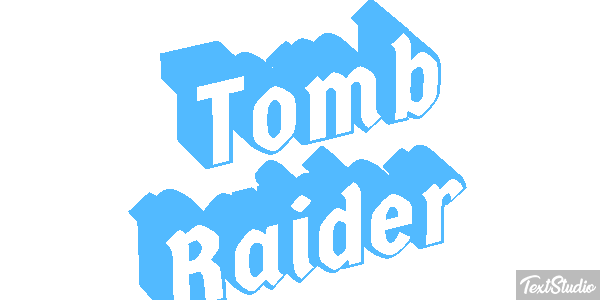 Tomb Raider Effet de texte
