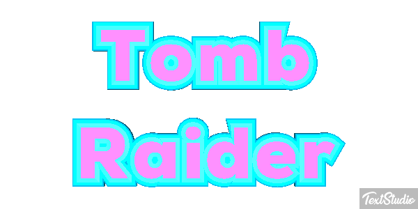 Tomb Raider Effet de texte