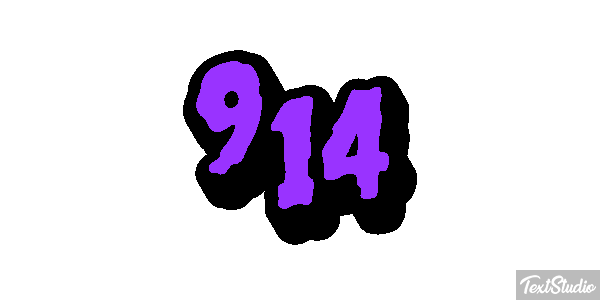 914 Tekst effect