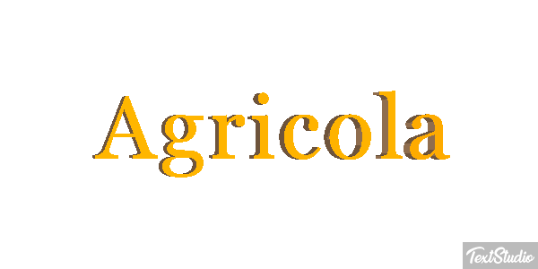 Agricola Effetto testo