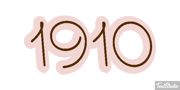 1910 Efeito do texto