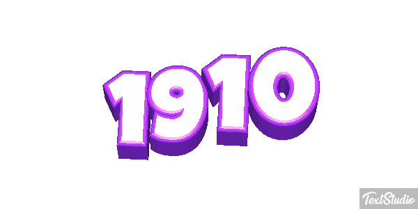 1910 Efeito do texto