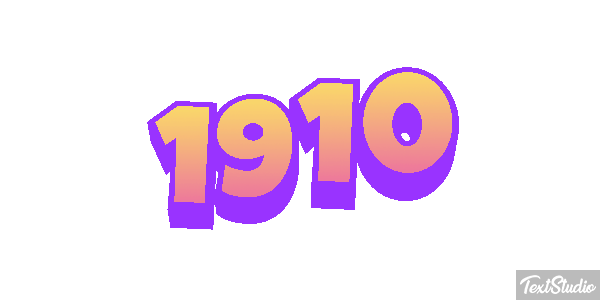 1910 Efeito do texto