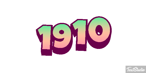 1910 Efeito do texto