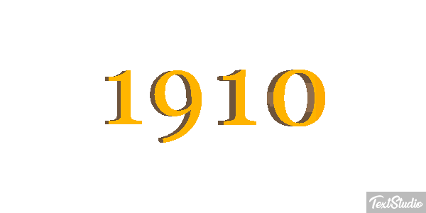 1910 Efeito do texto