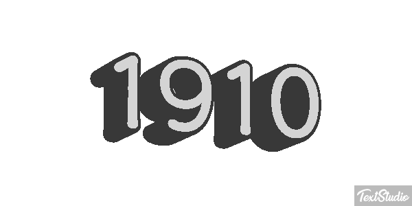 1910 Efeito do texto