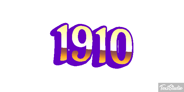 1910 Efeito do texto