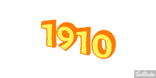 1910 Efeito do texto