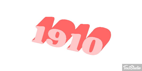 1910 Efeito do texto