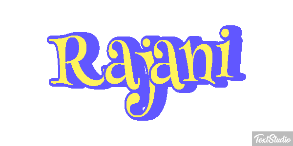 Rajani Text effect