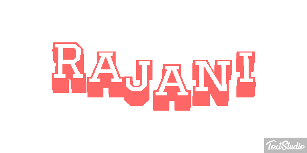 Rajani Text effect