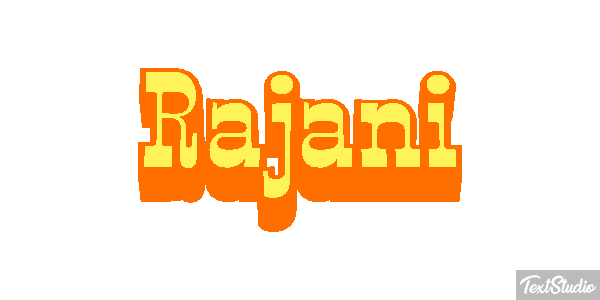 Rajani Text effect