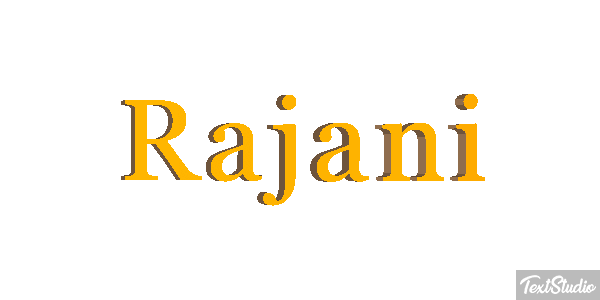 Rajani Text effect
