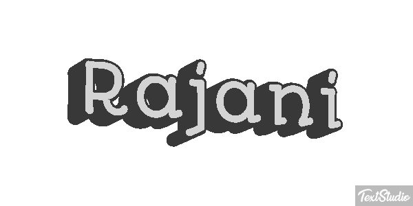 Rajani Text effect