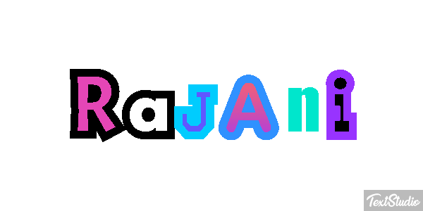 Rajani Text effect