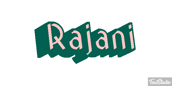 Rajani Text effect