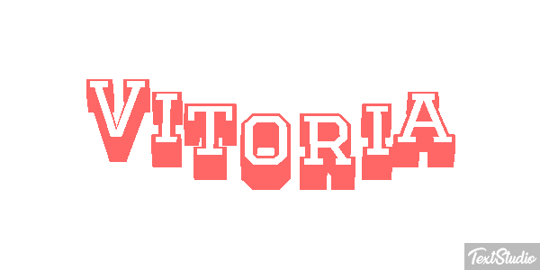Vitória Text effect