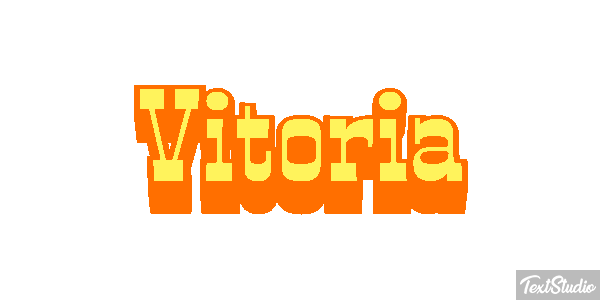 Vitória Text effect