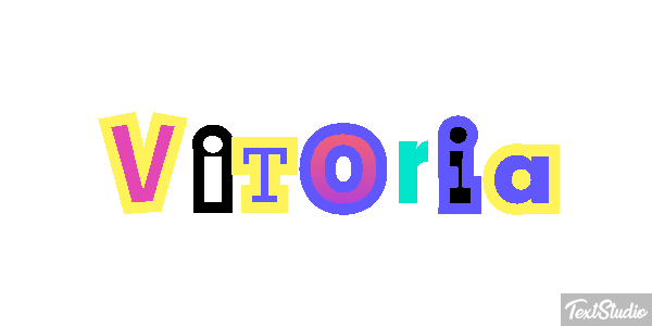 Vitória Text effect