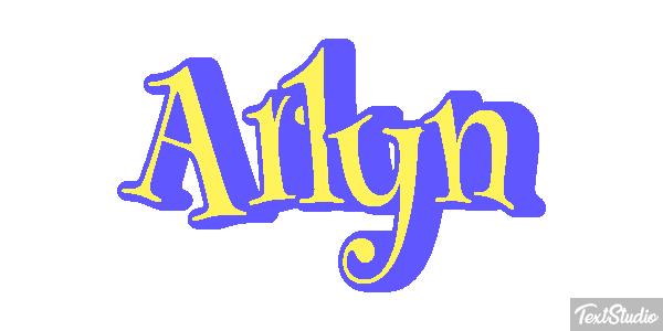 Arlyn Effet de texte