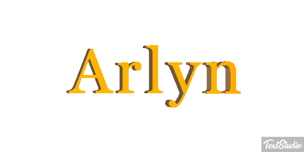 Arlyn Effet de texte