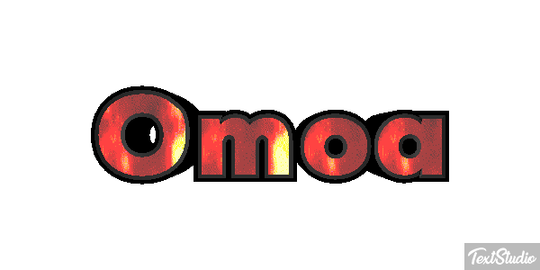 Omoa Efekt tekstowy