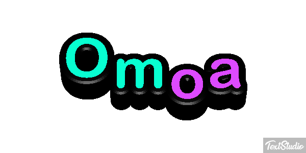 Omoa Efekt tekstowy