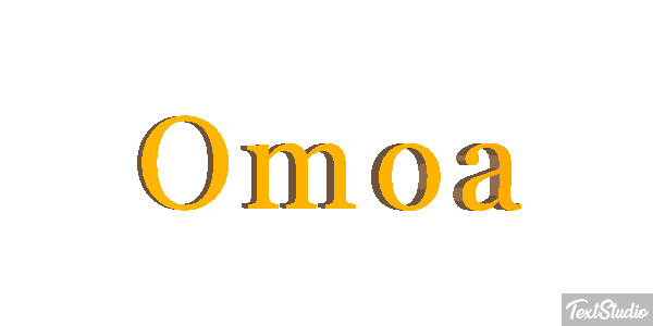 Omoa Efekt tekstowy